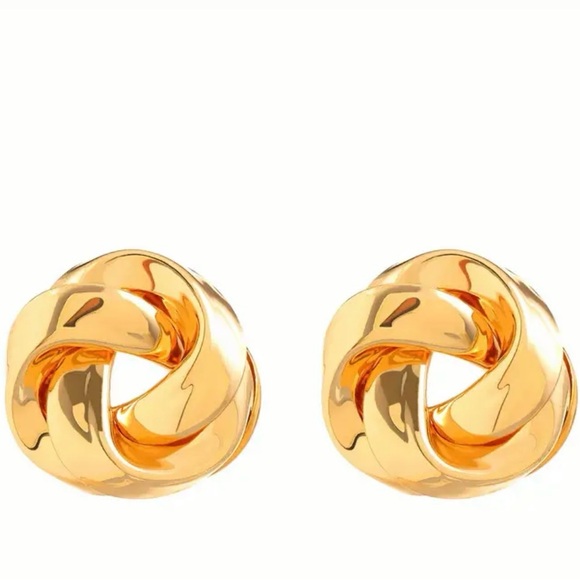 Exaggerated Creative Twisted Stud Earrings - Picture 3 of 3